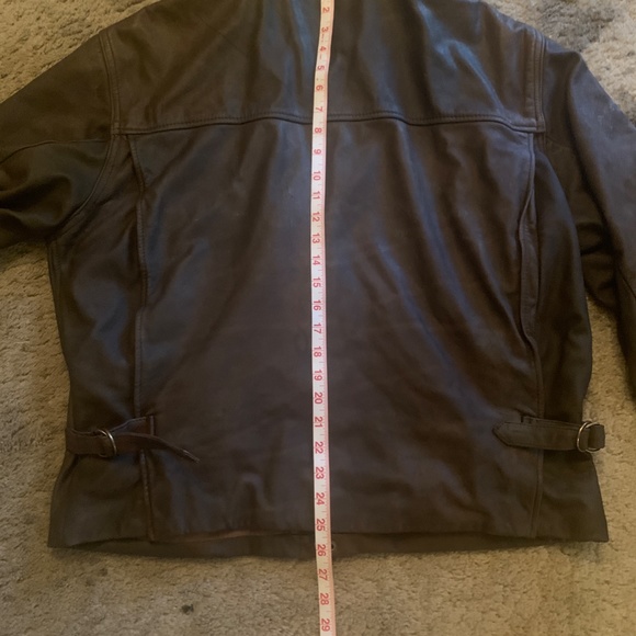 Sold : Indiana Jones Leather Jacket Authentic Large Bomber - Picture 3 of 13